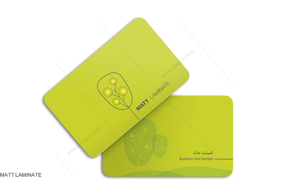 کارت ویزیت لمینیت مات کارت ویزیت لمینیت مات