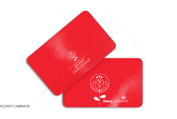 کارت ویزیت لمینیت براق کارت ویزیت لمینیت براق